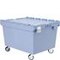 Rechteckbehälter, HxLxB 553x800x600mm, 151l, PP, blau, Wände geschlossen