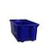 Drehstapelbehälter, HxLxB 300x800x400mm, 70l, PP, blau, Wände geschlossen