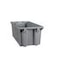 Drehstapelbehälter, HxLxB 300x800x400mm, 70l, PP, grau, Wände geschlossen