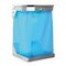 Müllsackhalter, f. Lochplatte, HxBxT 305x300x120mm, Ø 330mm, alufarben
