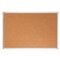 Pinntafel, HxB 600x900mm, Tafel Kork, braun, pinnbar, Rahmen Alu, silber