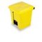 Tretabfallbehälter, 1x45l, HxBxT 600x398x410mm, Korpus PP gelb