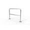 Fahrrad-Anlehnbügel,HxL 800x1000mm,Stahl verzinkt,Rundrohr,m. Knierohr