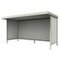Überdachung,Grundfeld,HxBxT 2200x4300x2200mm,Wände Stahl,Dach Trapezblech
