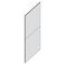 Rückwand, f. Steckregal, HxB 2000x1000mm, verzinkt, Vollblech