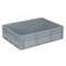 Euronorm-Stapelbehälter,HxLxB 220x800x600mm,87l,PP,grau,Wände geschlossen