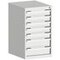 Schubladenschrank, HxBxT 900x525x650mm, 7 Schublade(n), Normallastauszug