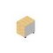 Rollcontainer, HxBxT 580x420x560mm, 3 Schublade(n), Zentralverschl.