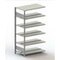 Aktenregal, Anbaufeld, HxBxT 1850x1006x636mm, Fachlast 80kg, 6xStahlboden