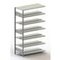 Aktenregal,Anbaufeld,HxBxT 2200x1256x636mm,Fachlast 100kg,7xStahlboden