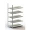 Aktenregal, Anbaufeld, HxBxT 1850x1002x604mm, Fachlast 80kg, 5xStahlboden