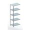Lagerregal, Anbaufeld, HxBxT 2000x752x504mm, Fachlast 100kg, 5xStahlboden