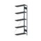 Systemregal,Anbaufeld,CLIP,HxBxT 2000x756x336mm,Fachl. 100kg,5xStahlboden