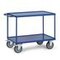 Tischwagen,Tragl. 500kg,2xWannenboden,Ladefl. LxB 850x500mm,Blechetage
