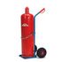Flaschenkarre,Tragl. 100kg,1x33l Flasche,m. Kette,RAL5007,Luft-Bereifung