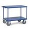 Tischwagen, Tragl. 600kg, 2 Etage(n), Ladefl. LxB 1000x600mm, Stahletage