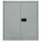 Aktenschrank, HxBxT 1000x914x400mm, 1xStahlboden, 2 OH, Korpus silber