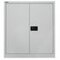 Aktenschrank, HxBxT 1000x914x400mm, 1xStahlboden, 2 OH, Korpus lichtgrau