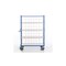 Etagenwagen, Tragl. 600kg, 4 Etage(n), Ladefl. LxB 1200x740mm, Holzetage