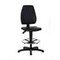 Arbeitsdrehstuhl, Sitz PU-Schaum schwarz, Sitz HxBxT 580-850x440x410mm
