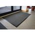 Schmutzfangmatte,HxLxB 7x1500x900mm,PP,Velours-Oberfläche,schwarz/Stahl