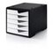 Schubladenbox,5xDIN C4,Tischaufstellung,HxBxT 255x270x340mm,Polystyrol