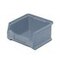 Sichtlagerkasten, HxBxT 60x100x100mm, PP, grau
