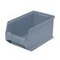 Sichtlagerkasten, HxBxT 125x145x235mm, PP, grau