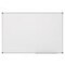 Whiteboard, HxB 900x1200mm, kunststoffbeschichtet, magnethaftend, Stahl