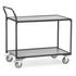 Etagenwagen, Tragl. 300kg, 2 Etage(n), Ladefl. LxB 1000x600mm, Holzetage
