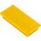 Magnet, m. Kratzschutz, HxB 23x50mm, gelb, Haftkraft 1kg