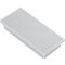 Magnet, m. Kratzschutz, HxB 23x50mm, grau, Haftkraft 1kg