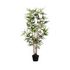 Kunstpflanze Bambus, H 1200mm, Polyester/Holz, Topf Kunststoff schwarz