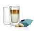 Latte Macchiato-Tassen-Set, 2 Gläser, Thermoglas, 320ml je Tasse