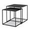Beistelltisch-Set, HxBxT 350-400x350x350mm, quadratisch