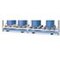 Regal-Bodenwanne, Auffangvol. 360l, HxBxT 285x2680x1300mm, Stahl verzinkt