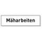 Beschriftung, f. Warnschild, 
