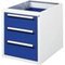 Schubladen-Unterbau, f. Werkbank, HxBxT 545x480x600mm, 3 Schublade(n)