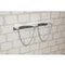 Gasflaschen-Wandhalter, f. 2xØ 320mm Flasche, HxBxT 50x780x180mm