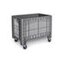 Großbehälter, HxLxB 950x1200x800mm, 535l, PE, grau, Wände geschlossen