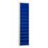 Auftragsplaner,10 Fächer,HxBxT 1278x315x74mm,Ablage(n) Stahlblech,blau