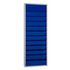 Auftragsplaner,20 Fächer,HxBxT 1278x554x74mm,Ablage(n) Stahlblech,blau