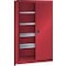 Schwerlast-Flügeltürenschrank, HxBxT 1950x1100x641mm, Lackierung RAL3003