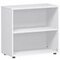 Büroregal, HxBxT 752x800x400mm, 1xHolzboden, 2 OH, Korpus weiß