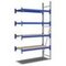 Weitspannregal,Anbaufeld,HxBxT 2500x1410x600mm,Fachl. 400kg,4xHolzboden