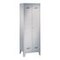 Abteilschrank, HxBxT 1850x600x500mm, 2 Abt., RAL7035, Front RAL7035