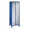 Abteilschrank, HxBxT 1850x600x500mm, 2 Abt., RAL7035, Front RAL5010