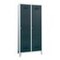 Abteilschrank, HxBxT 1850x800x500mm, 2 Abt., RAL7035, Front RAL7016