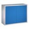 Wandschrank,HxBxT 600x800x300mm,Doppel-Flügeltür,RAL7035,Front RAL5012