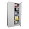 Universalschrank,HxBxT 1950x1000x400mm,4xStahlboden,RAL7035,Front RAL7035